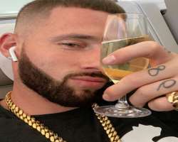 Tray Rush consuming alcohol